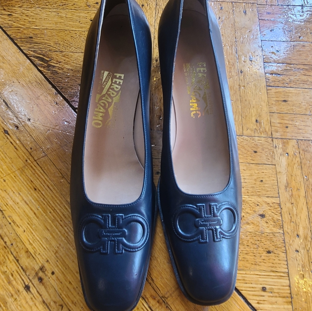 Salvatore Ferragamo Leather Loafer.